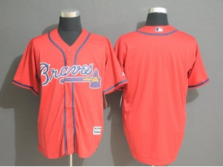 Atlanta Braves Blank Cool Base Baseball Jersey 2019 Red