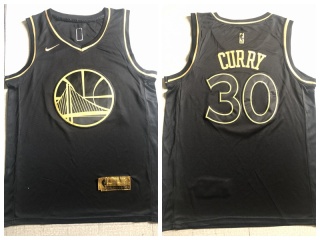Nike Golden State Warriors 30 Stephen Curry Swingman Basketball Jersey Black