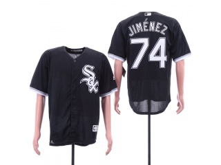 Chicago White Sox 74 Eloy Jimenez Cool Base Jersey Black