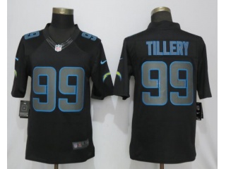 Los Angeles Chargers 99 Jerry Tillery Impact Limited Jersey Black