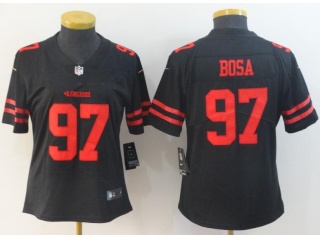 Woman San Francisco 49ers #97 Nick Bosa Vapor Untouchable Limited Jersey Black