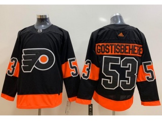Adidas Philadelphia Flyers #53 Shayne Gostisbehere Hockey Jersey Black