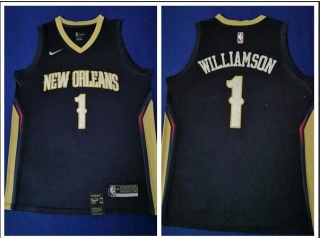 Nike New Orleans Pelicans #1 Zion Williamson Jersey Blue