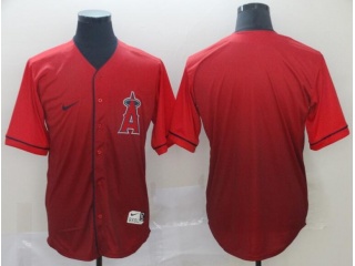 Los Angeles Angels Blank Nike Fade Jersey Red