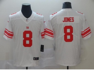 New York Giants 8 Daniel Jones White Draft Vapor Limited Jersey