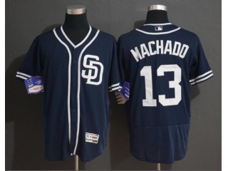 San Diego Padres 13 Manny Machado Flexbase Baseball Jersey Blue