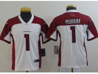 Youth Arizona Cardinals #1 Kyler Murray Vapor Untouchable Limited Jersey White