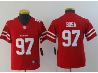 Youth San Francisco 49ers #97 Nick Bosa Vapor Untouchable Limited Jersey Red