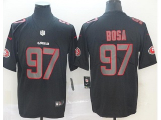 San Francisco 49ers #97 Nick Bosa Impact Vapor Untouchable Limited Jersey Black