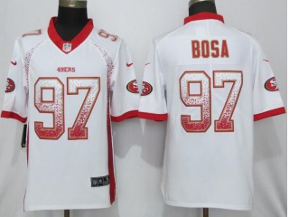 San Francisco 49ers #97 Nick Bosa Drift Vapor Untouchable Limited Jersey White