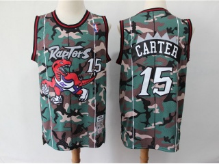 Toronto Raptors 15 Vince Carter Basketball Jersey Camo