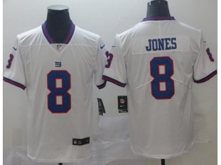 New York Giants #8 Daniel Jones Color Rush Limited Jersey White