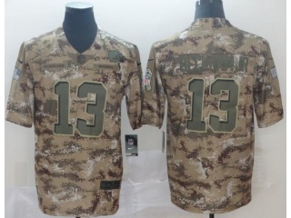 Cleveland Browns #13 Odell Beckham Jr Salute to Service Limited Jersey Camo