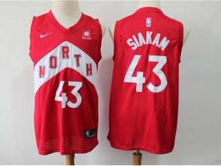 Nike Toronto Raptors 43 Pascal Siakam Basketball Jersey Red Earned