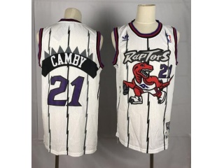Toronto Raptors #21 Marcus Camby Throwback Jersey White