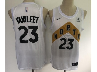 Toronto Raptors #23 Fred Vanvleet City Jersey White
