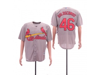 St. Louis Cardinals 46 Paul Goldschmidt Cool Base Jersey Gray