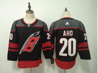 Adidas Carolina Hurricanes #20 Sebastian Aho Hockey Jersey Black