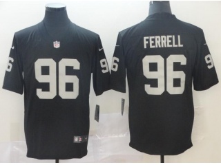 Oakland Raiders #96 Clelin Ferrell Men's Vapor Untouchable Limited Jersey Black