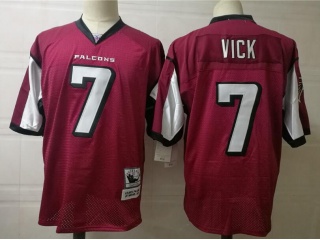 Atlanta Falcons 7 Michael VickThrowback Football Jersey Red