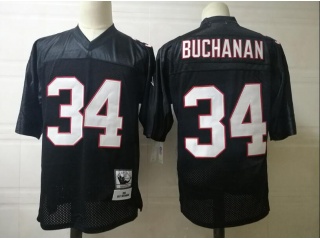 Atlanta Falcons 34 Ray Buchanan Throwback Football Jersey Black