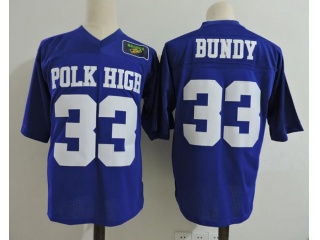 Al Bundy 33 Polk High Football Jersey Blue