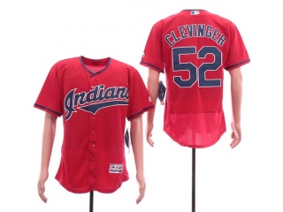 Cleveland Indians #52 Mike Clevinger Flexbase Jersey Red