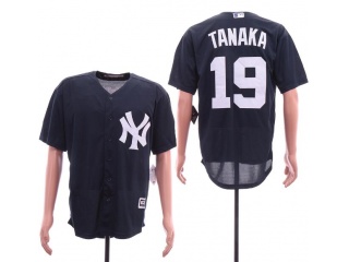 New York Yankees #19 Masahiro Tanaka Cool Base Jersey Blue