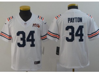 Youth Chicago Bears #34 Walter Payton Throwback Vapor Untouchable Limited Jersey White