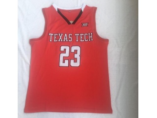 Texas Tech 23 Jarrett Culver College Football Jersey Red
