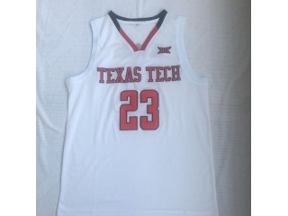 Texas Tech 23 Jarrett Culver College Football Jersey White