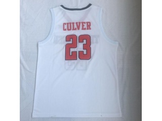 Texas Tech 23 Jarrett Culver College Football Jersey White