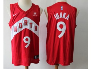 Nike Toronto Raptors #9 Serge Ibaka Red Earned Jersey