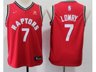 Nike Youth Toronto Raptors #7 Kyle Lowry Jersey Red