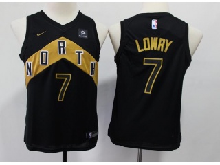 Nike Youth Toronto Raptors #7 Kyle Lowry City Jersey Black