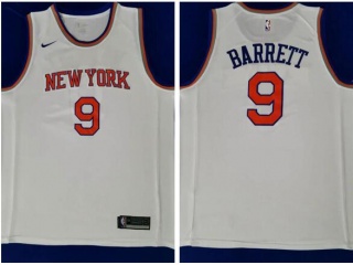 Nike New York Knicks #9 RJ Barrett Jersey White