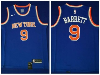 Nike New York Knicks #9 RJ Barrett Jersey Blue