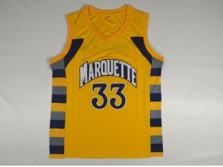 Marquette University 33 Jimmy Butler Basketball Jersey Gold