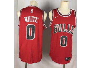 Nike Chicago Bulls #0 Coby White Swingman Basketball Jerseys Red
