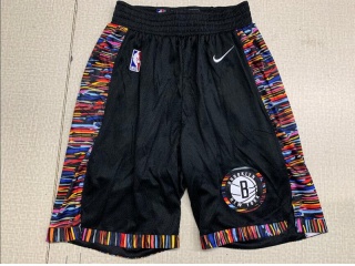 Brooklyn Nets Basketball Shorts Black City