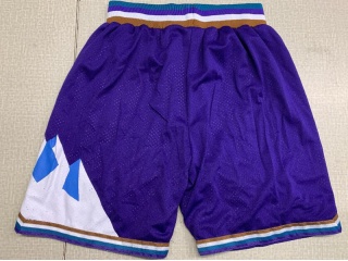 Utah Jazz Basketball Shrots Purple