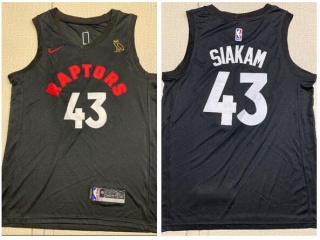 Nike Toronto Raptors #43 Pascal Siakam Jersey Black Ovo