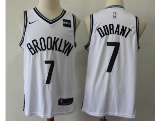 Nike Brooklyn Nets #7 Kevin Durant Basketball Jersey White