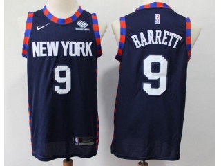 Nike New York Knicks #9 RJ Barrett 2019 City Jersey Navy Blue