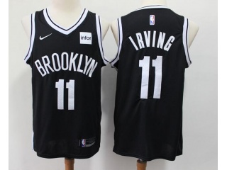 Brooklyn Nets #11 Kyrie Irving Basketball Jersey Black