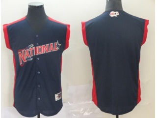2019 All Star Nataional League Blank Jersey Blue