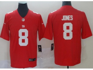 New York Giants #8 Daniel Jones Men's Vapor Untouchable Limited Jersey Red