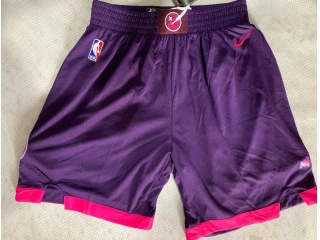 Minnesota Timberwolves Basketball Shorts Purple City