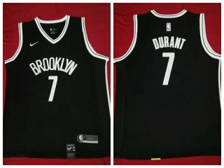 Nike Brooklyn Nets 7 Kevin Durant Basketball Jersey Black Swingman