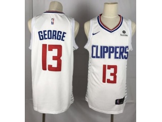 Nike Los Angeles Clippers #13 Paul George Jersey White